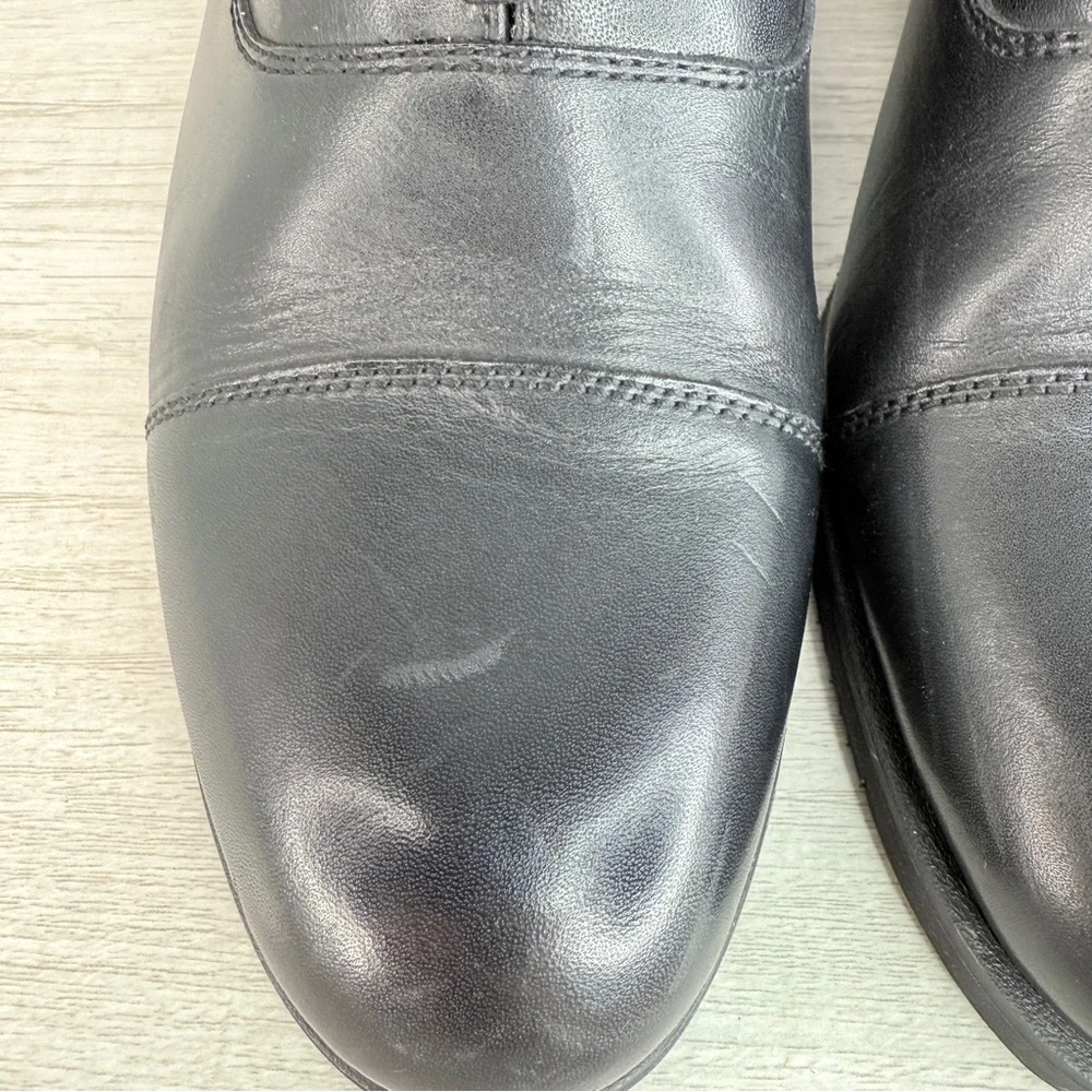 Frye Men’s Scott Cap black leather Oxford dress shoes size 7